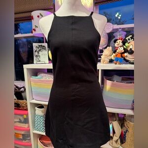 Zara Black High Neck Mini Dress NWT size Small